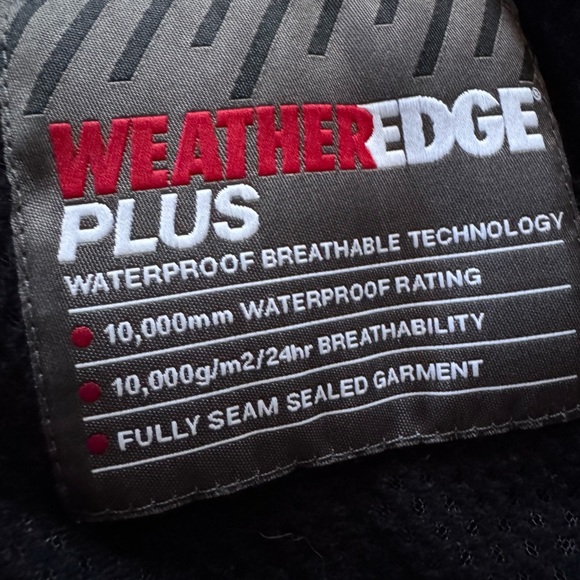 Eddie Bauer Weatheredge Plus Jacket Women Size Medium Hideaway Hood EUC - Picture 8 of 9